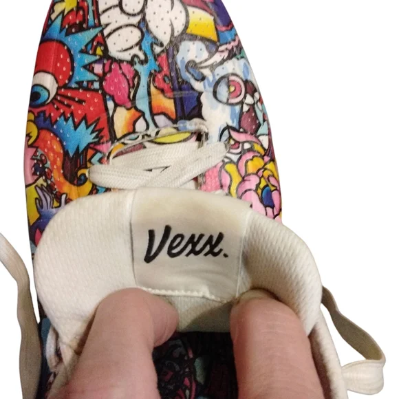 Skechers x Vexx Uno Colour Doodle Limited Edition Sneakers Men's 13 - Picture 12 of 14